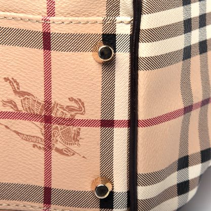 Burberry Haymarket Check Small Canterbury Tote Chocolate 16 of 19
