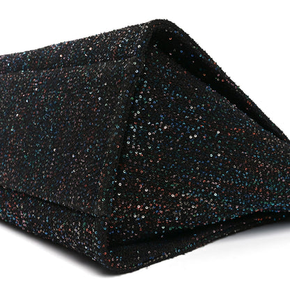 Chanel Calfskin Sequin Medium Deauville Tote Black 10 of 10