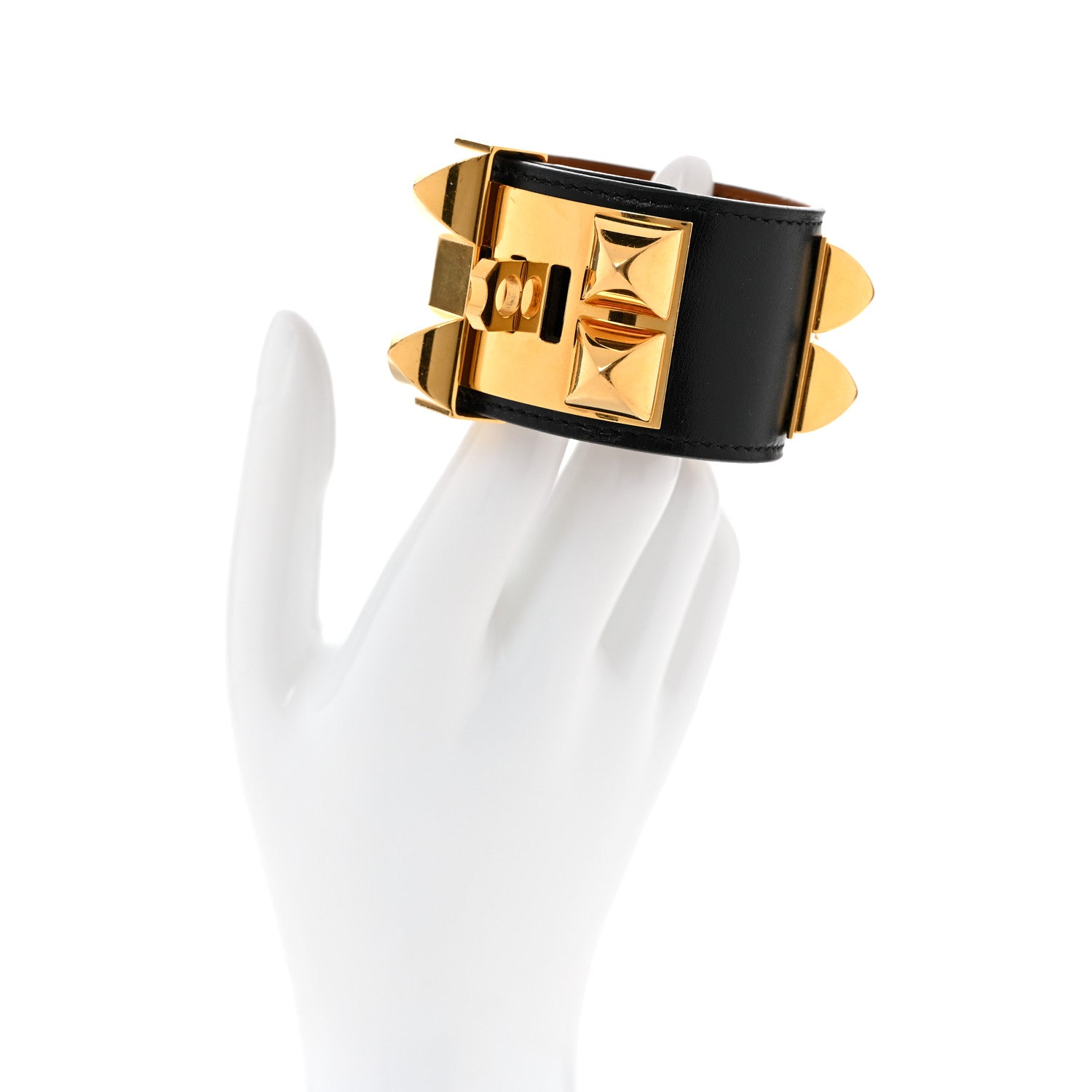 Hermes Box Collier de Chien CDC Bracelet T2 Black 2 of 5