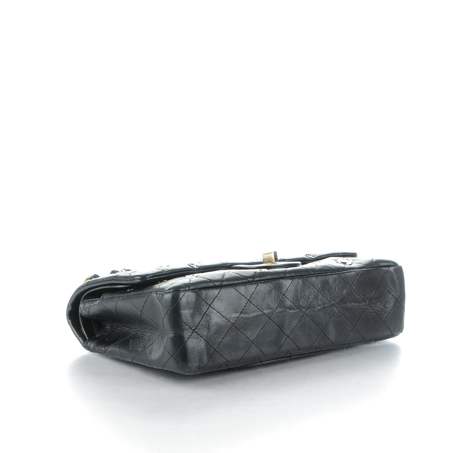 Calfskin CC Punk 2.55 Reissue 225 Flap Black