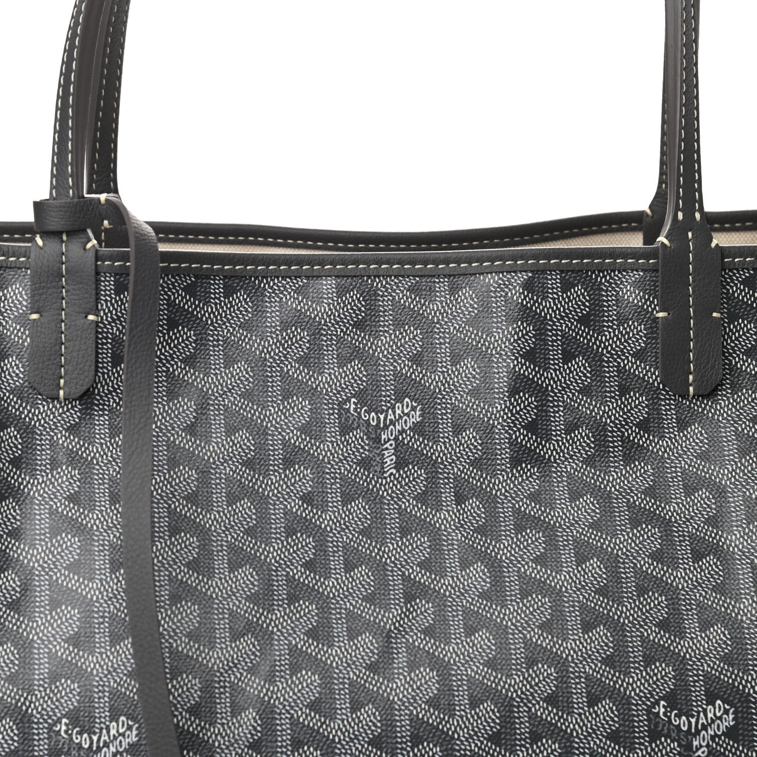 Goyard Goyardine Saint Louis GM Grey 8 of 10