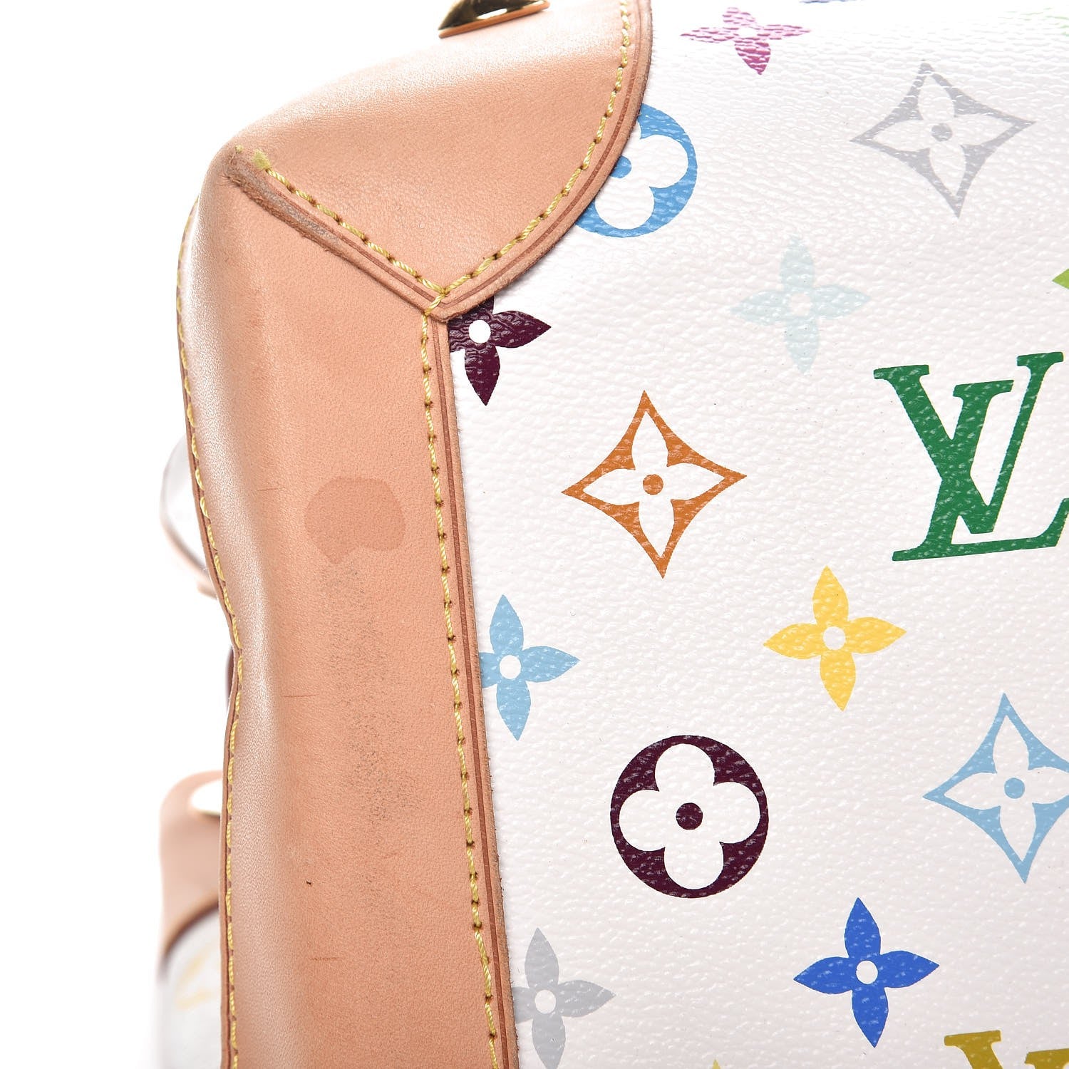Louis Vuitton Monogram Multicolor Ursula White 10 of 11