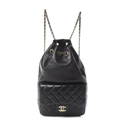 Chanel Lambskin Quilted Small in Seoul Backpack Black 1 of 9