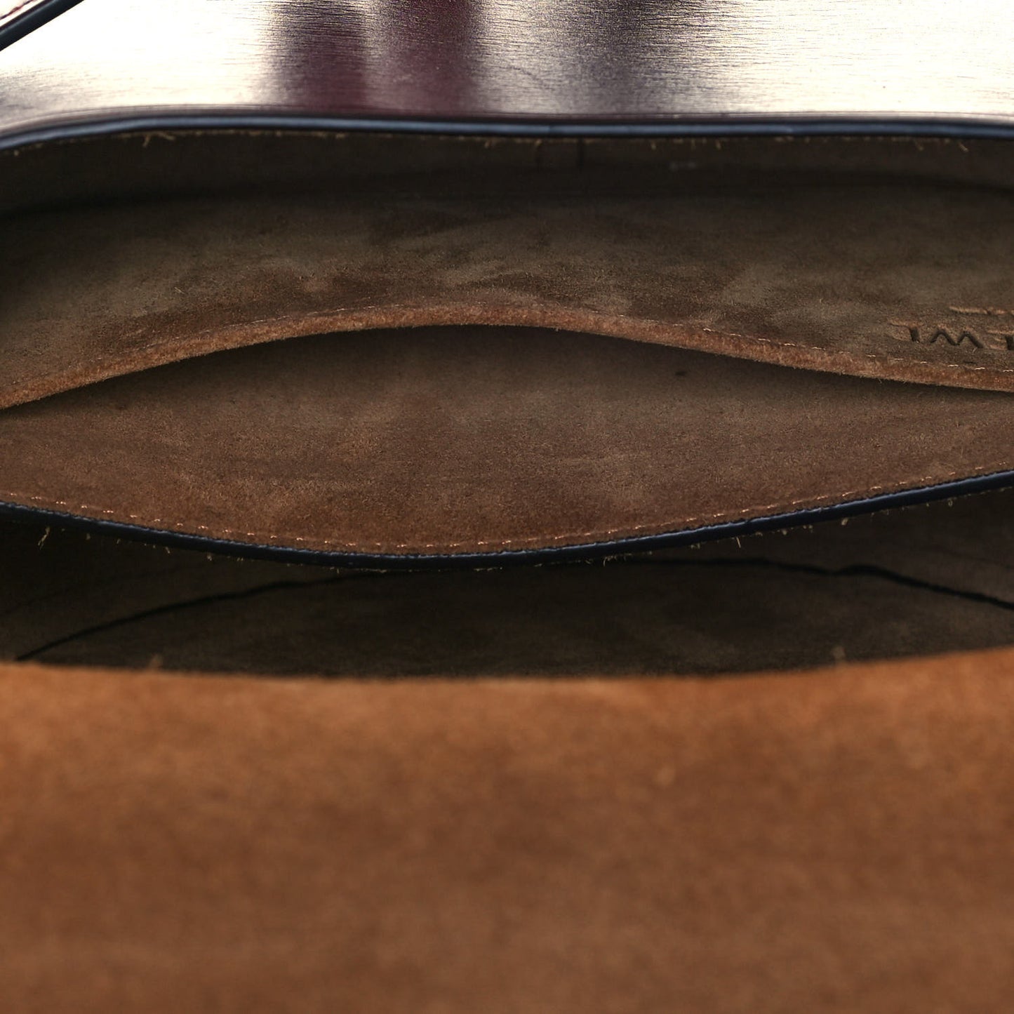 Calfskin Small Metal Gate Crossbody Bag Oxblood