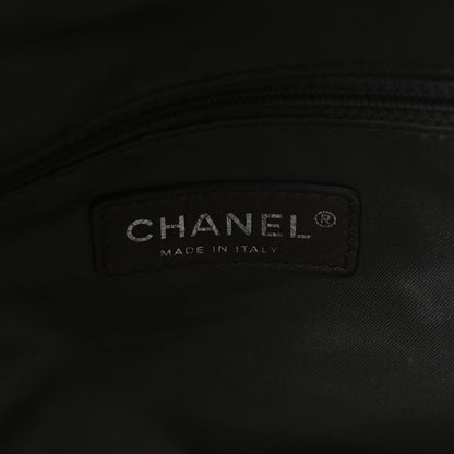 Chanel Glazed Caviar Reissue Double Pocket In The City Tote Brown 6 of 12