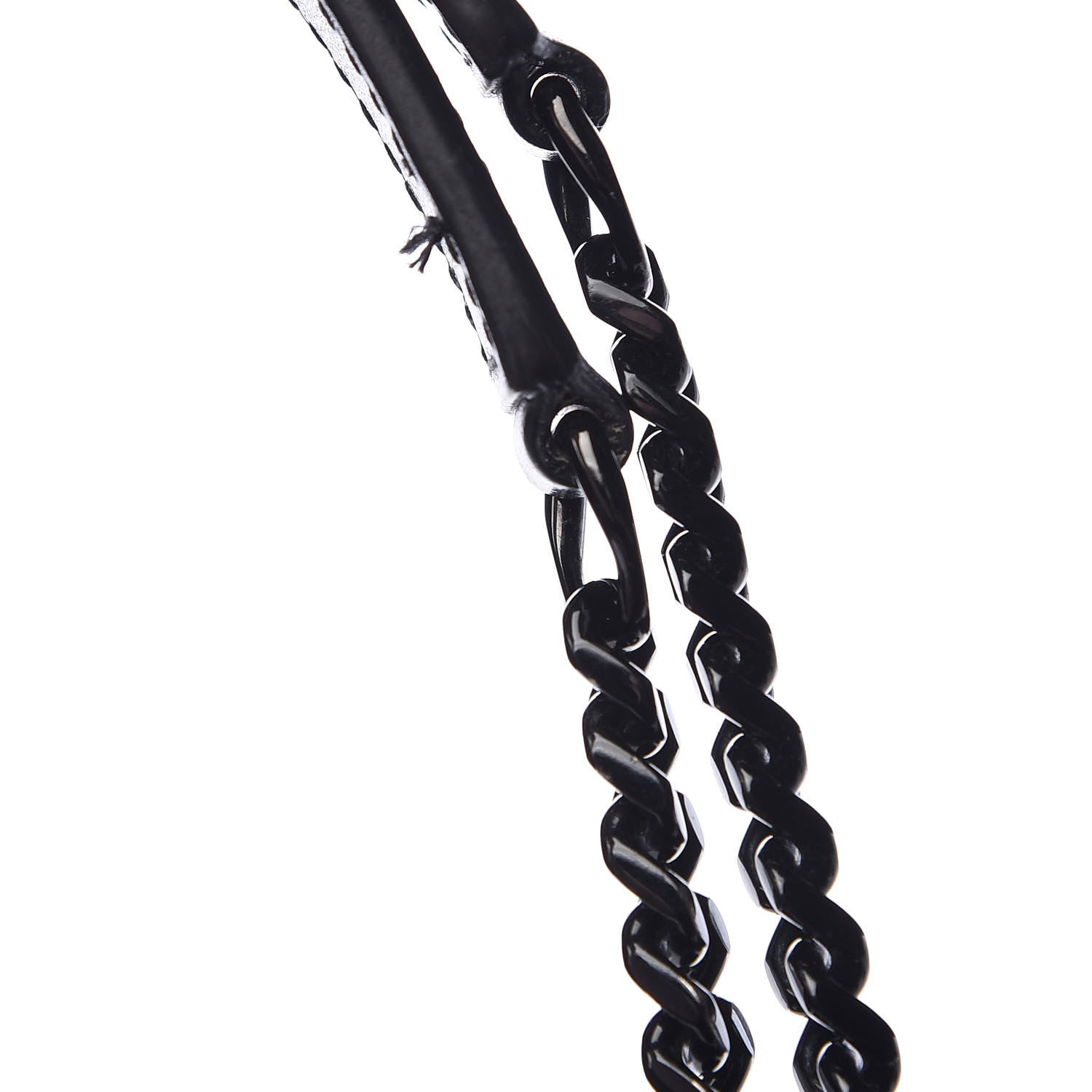 Saint Laurent Calfskin Y Quilted Monogram Small Loulou Chain Satchel Black 11 of 11