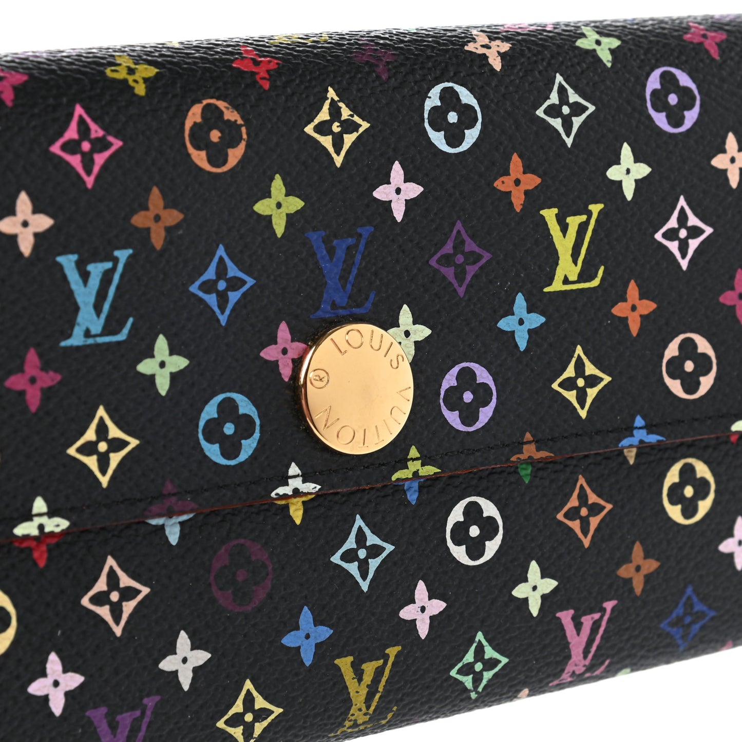 Monogram Multicolor Sarah Wallet Black Grenade