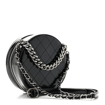 Chanel Patent Round As Earth Evening Bag Black 3 of 11