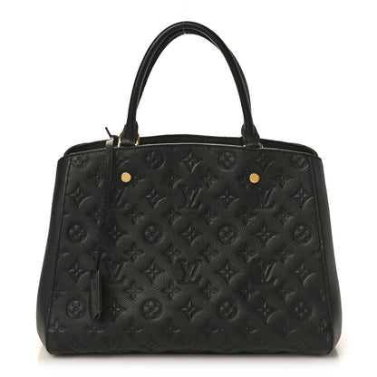 Louis Vuitton Empreinte Montaigne MM Black 1 of 14