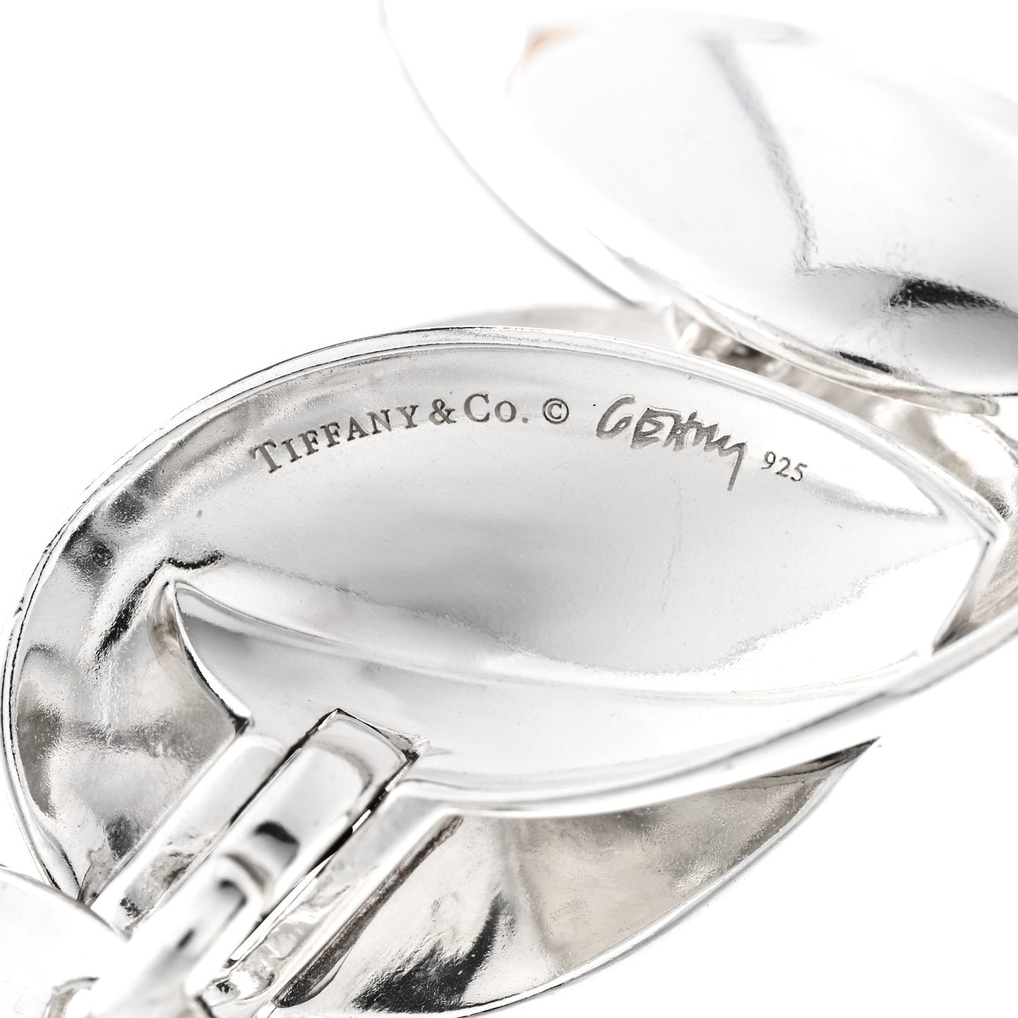 Sterling Silver Frank Gehry Hearts Necklace