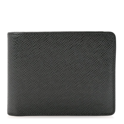 Louis Vuitton Taiga Slender Wallet Black 1 of 6