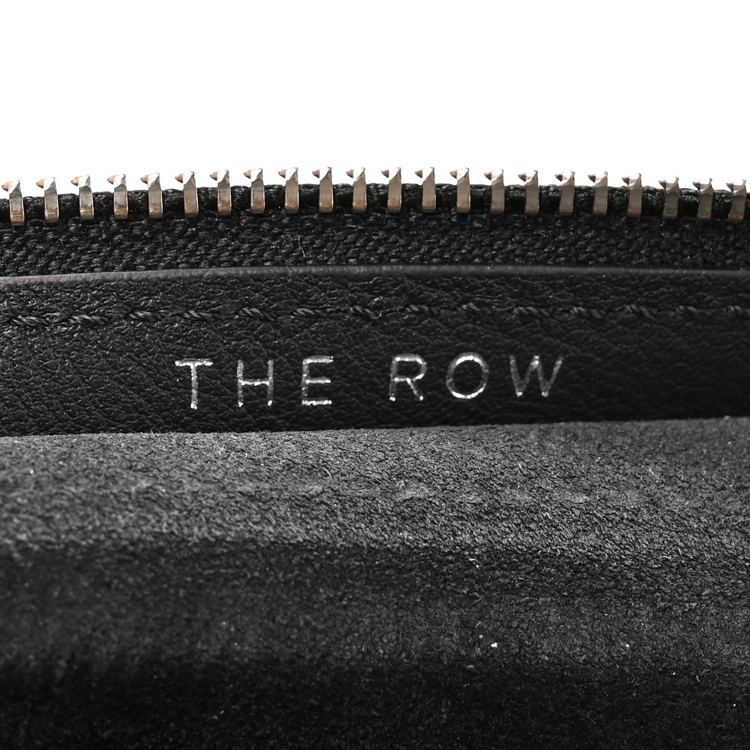 The Row Grained Calfskin Small Slouchy Banana Bag Black 6 of 10