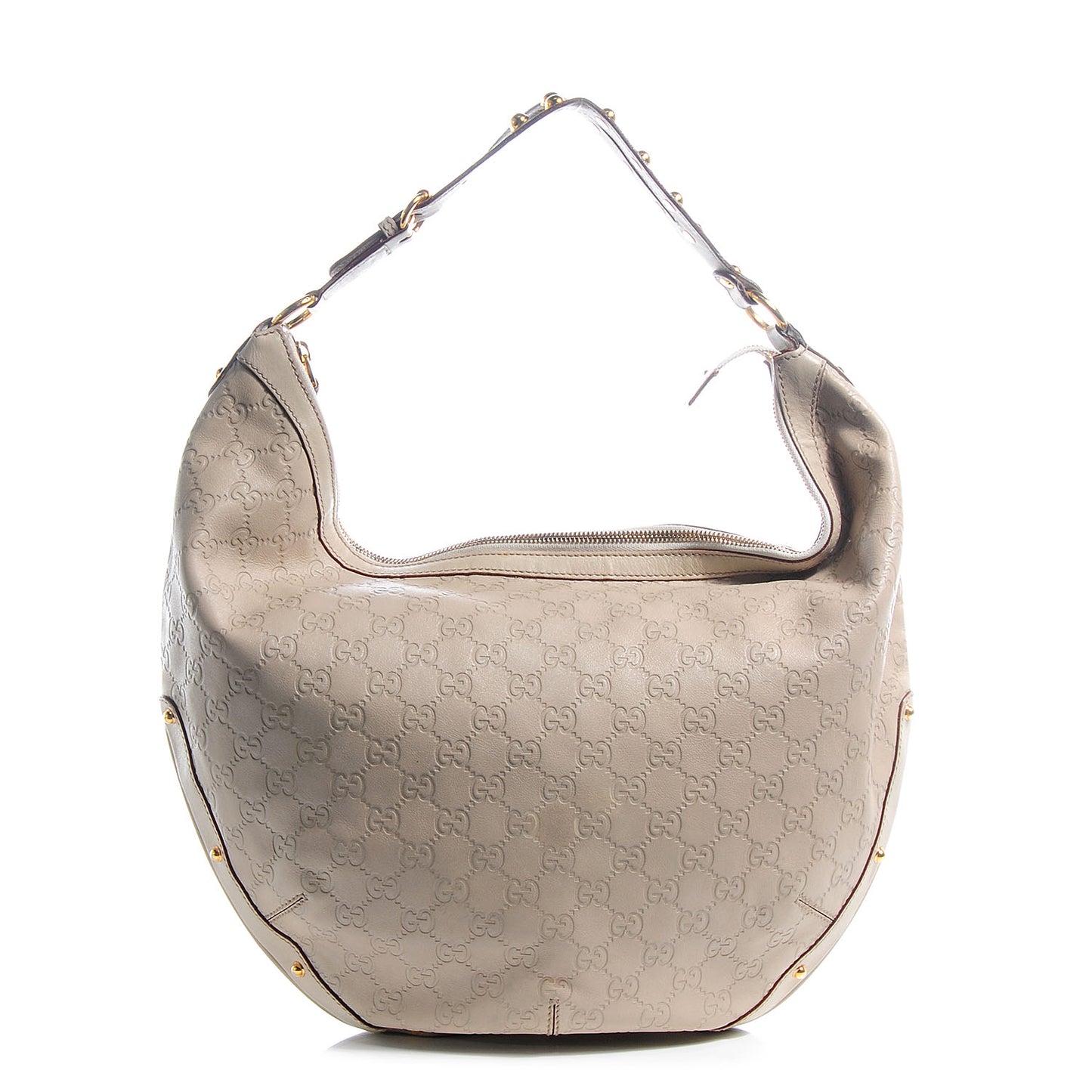 Guccissima GG Hobo Off White