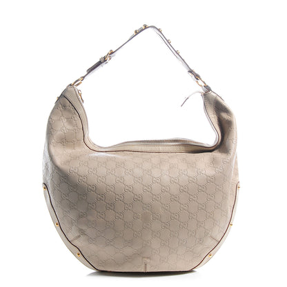 Gucci Guccissima GG Hobo Off White 1 of 8