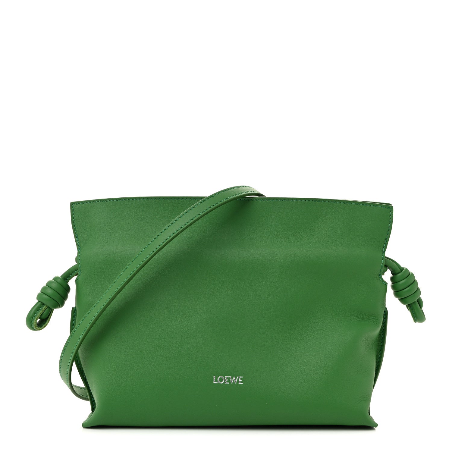 Loewe x SUNA FUJITA Nappa Bunny Mini Flamenco Knot Clutch Tropical Green 1 of 10