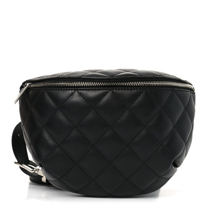Chanel Calfskin Quilted Waist Belt Bag Black 1 of 9
