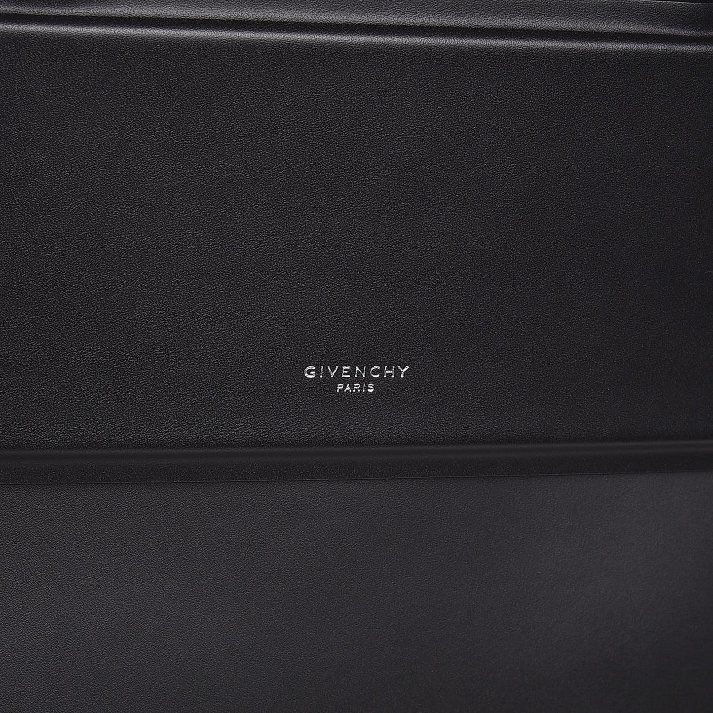 Smooth Calfskin Medium Horizon Satchel Black