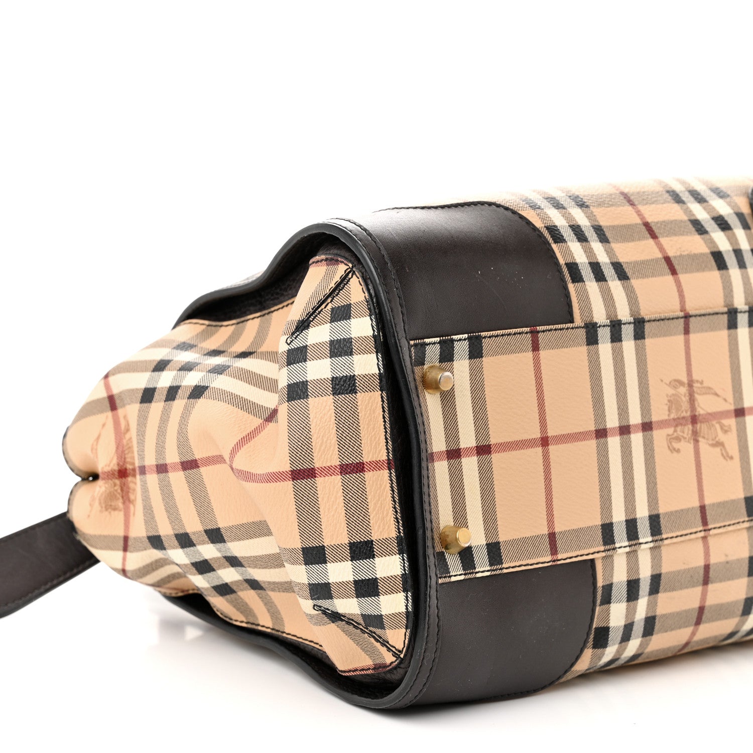 Burberry Haymarket Check Small Gladstone Chocolate 11 of 18