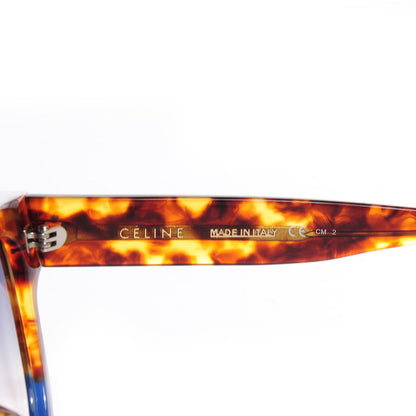 Celine Tortoise Shadow Sunglasses Havana Blue 41026/S 4 of 4