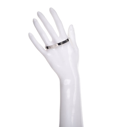 Cartier 18K White Gold LOVE Bracelet 16 2 of 8