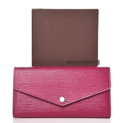 Louis Vuitton Epi Sarah Wallet NM Fuchsia 5 of 5