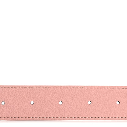 Louis Vuitton Calfskin Monogram 30mm LV Initiales Reversible Belt 85 34 Rose Ballerine 4 of 6