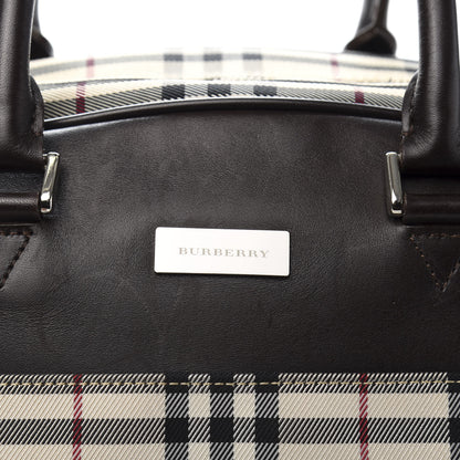 Burberry House Check Travel Bag Dark Brown 8 of 8