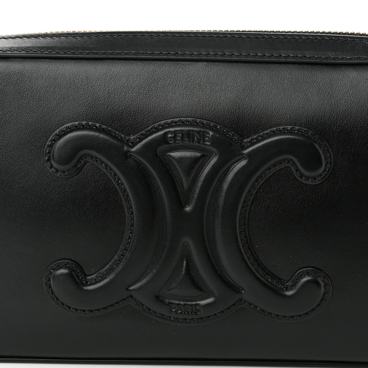Smooth Calfskin Cuir Triomphe Camera Shoulder Bag Black