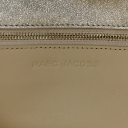 Marc Jacobs Metallic Calfskin Large Dual Shoulder Bag Silver 6 of 11