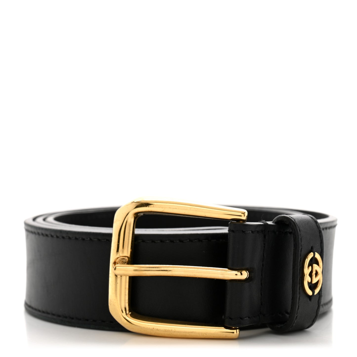Calfskin Interlocking G 35mm Belt 90 36 Black