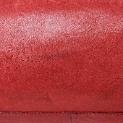 Fendi Calfskin Whipstitch Baguette Red 13 of 20
