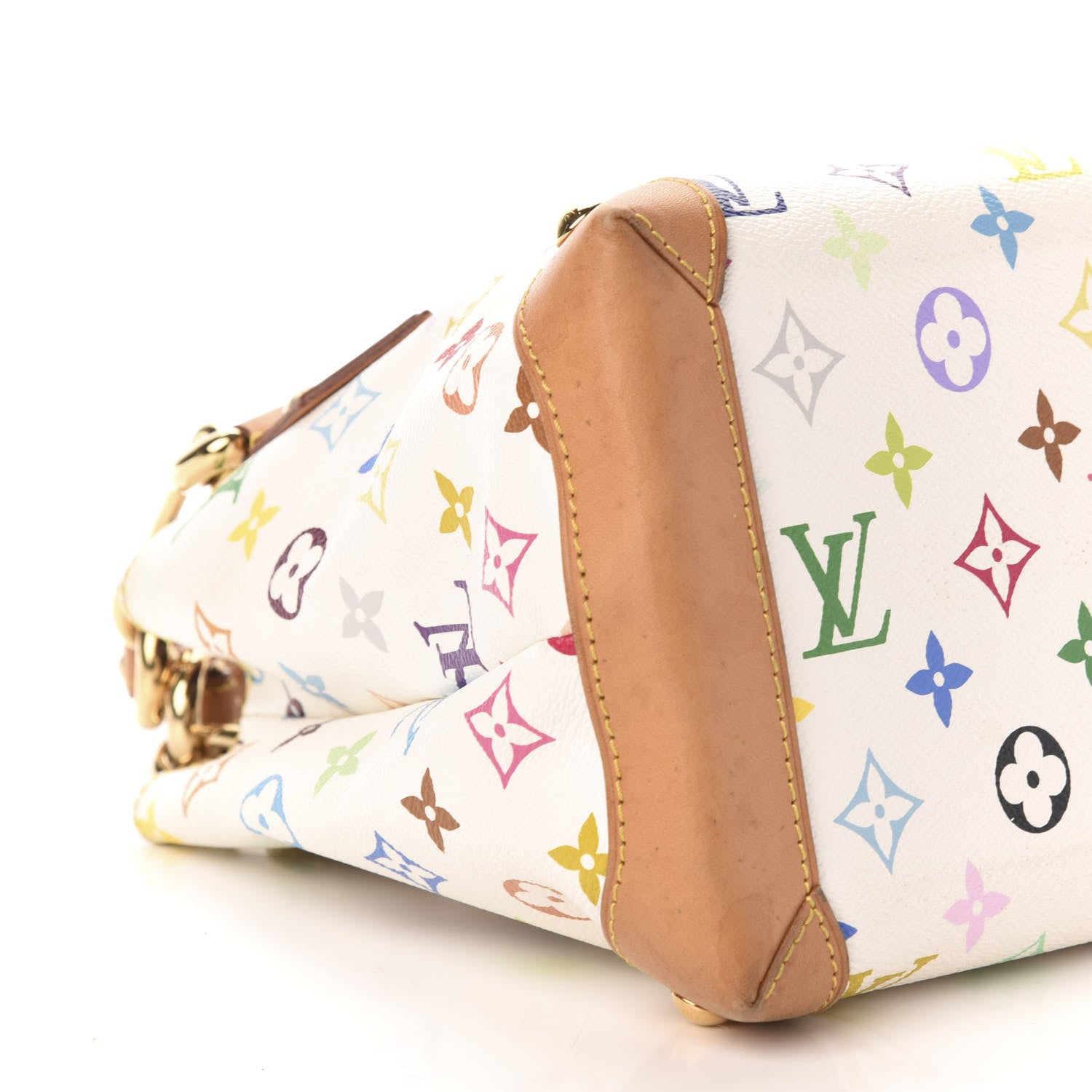 Louis Vuitton Monogram Multicolor Audra White 8 of 13