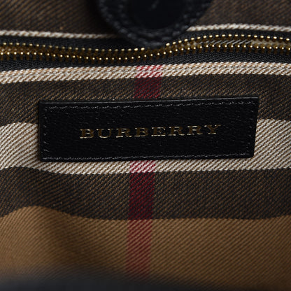 Burberry Grainy Calfskin Small Elmstone Hobo Black 6 of 8