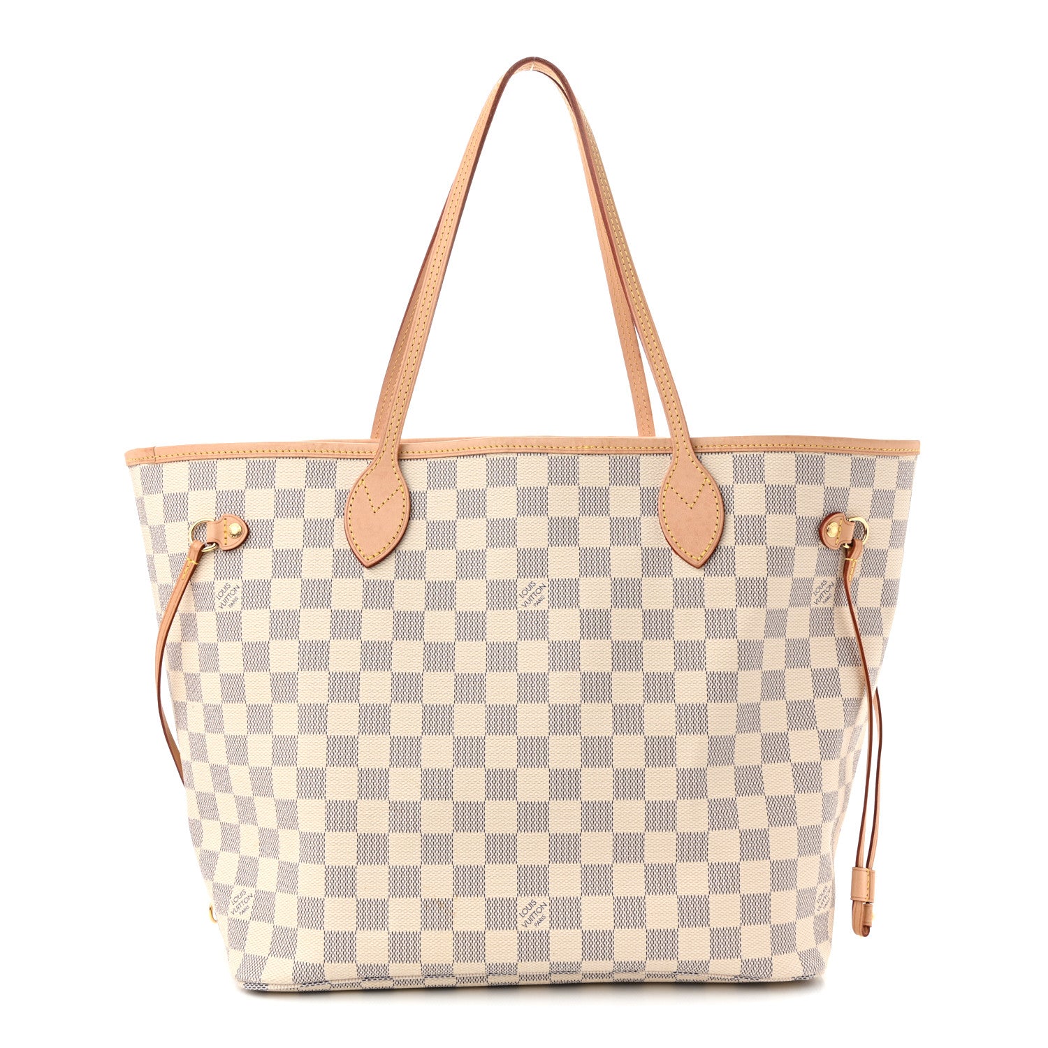 Louis Vuitton Damier Azur Neo Neverfull MM Rose Ballerine 1 of 11
