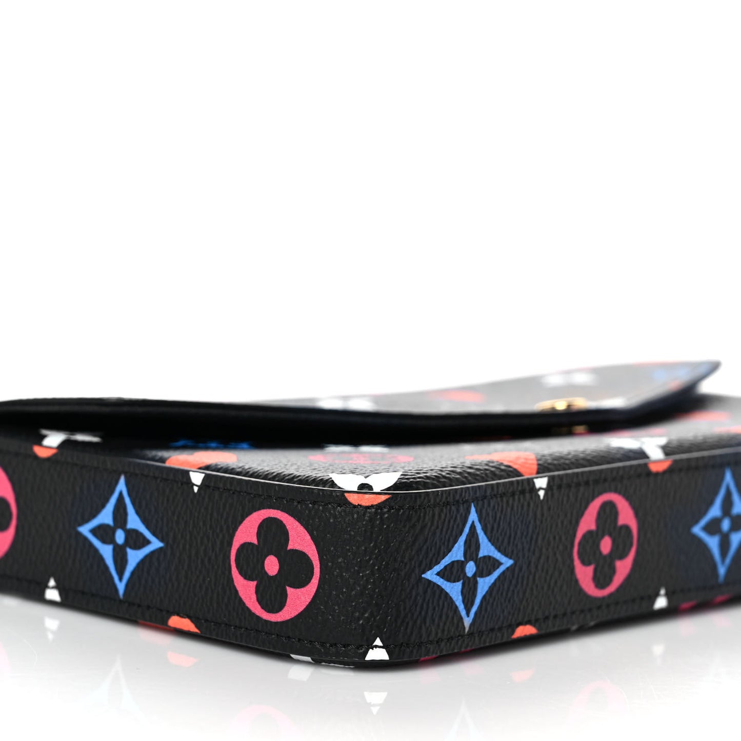 Game On Felicie Chain Wallet Black