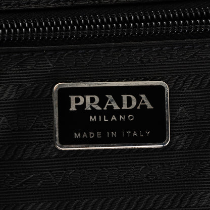Prada Tessuto Saffiano Trolley Luggage Nero Black 8 of 8