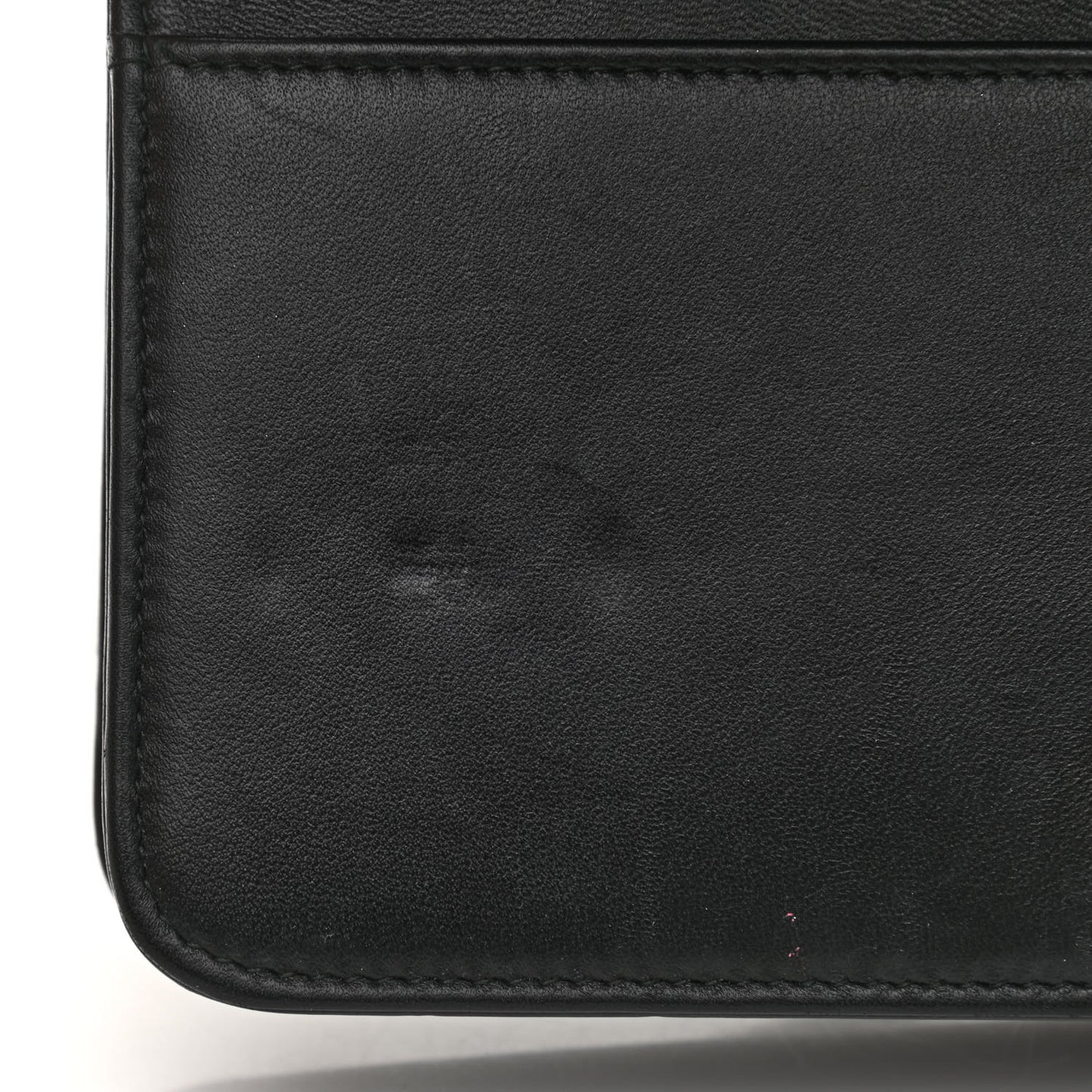 Orylag Lambskin Wallet On Chain Black