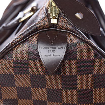 Louis Vuitton Damier Ebene Speedy 30 6 of 11