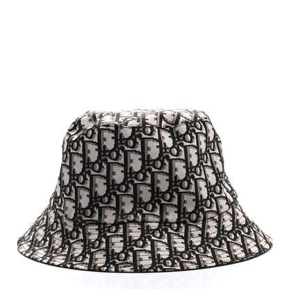 Christian Dior Oblique Reversible Teddy-D Brim Bucket Hat 58 Black 7 of 16