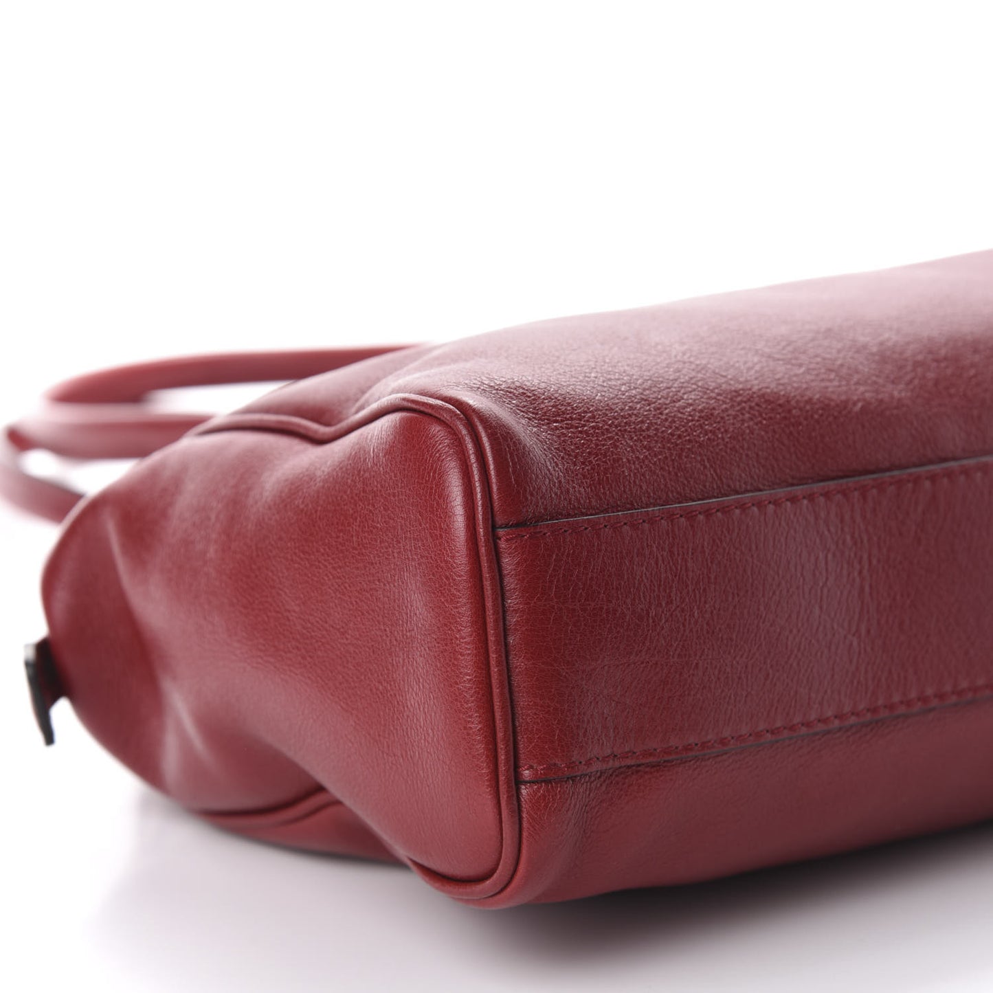 Calfskin Large Re(Belle) Top Handle Bag Red
