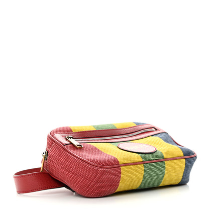 Gucci Canvas Marley Stripe Script Logo Gucci 100 Belt Bag Multicolor 4 of 13