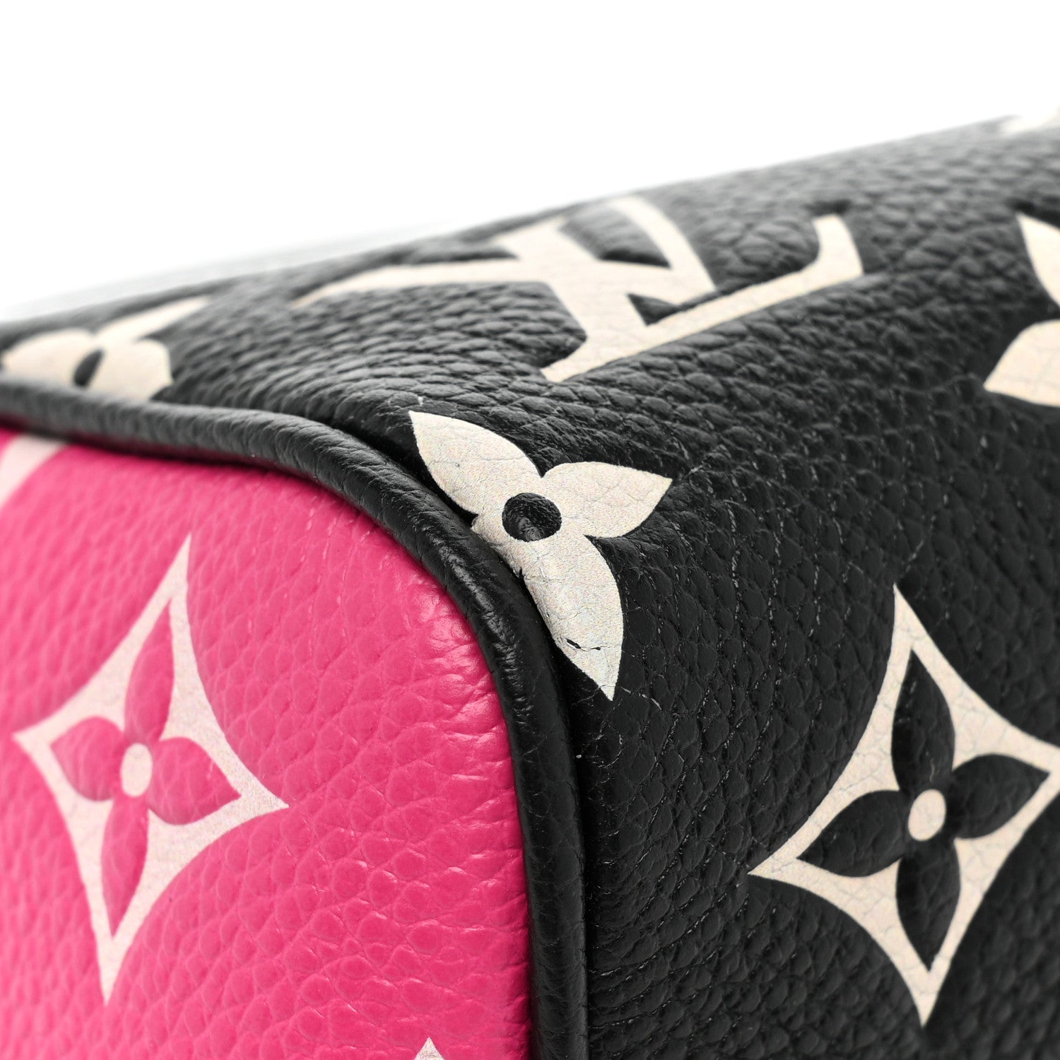 Louis Vuitton Empreinte Monogram Spring in the City Speedy Bandouliere 20 Black White Pink 9 of 9