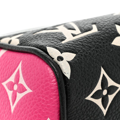 Louis Vuitton Empreinte Monogram Spring in the City Speedy Bandouliere 20 Black White Pink 9 of 9