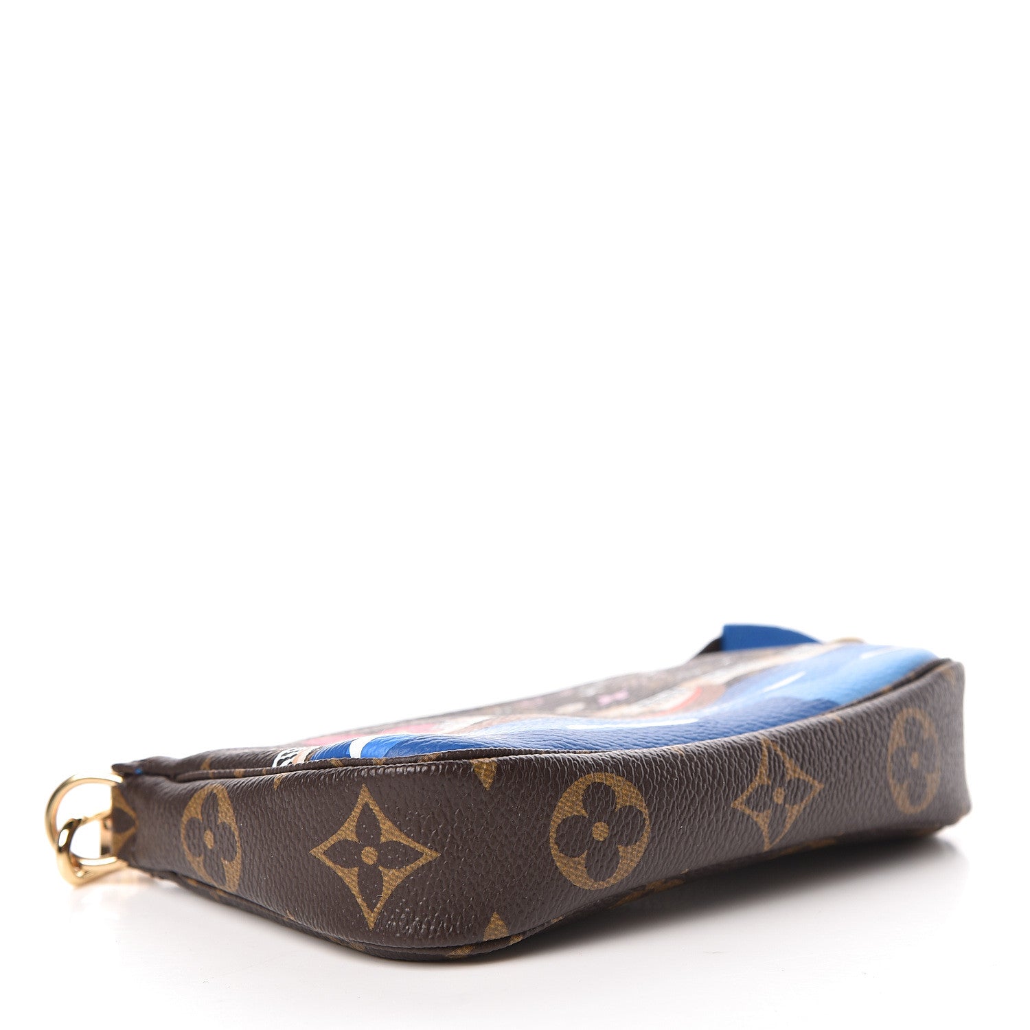 Louis Vuitton Monogram 2019 Christmas Animation Mini Venice Pochette Accessories Blue 4 of 7