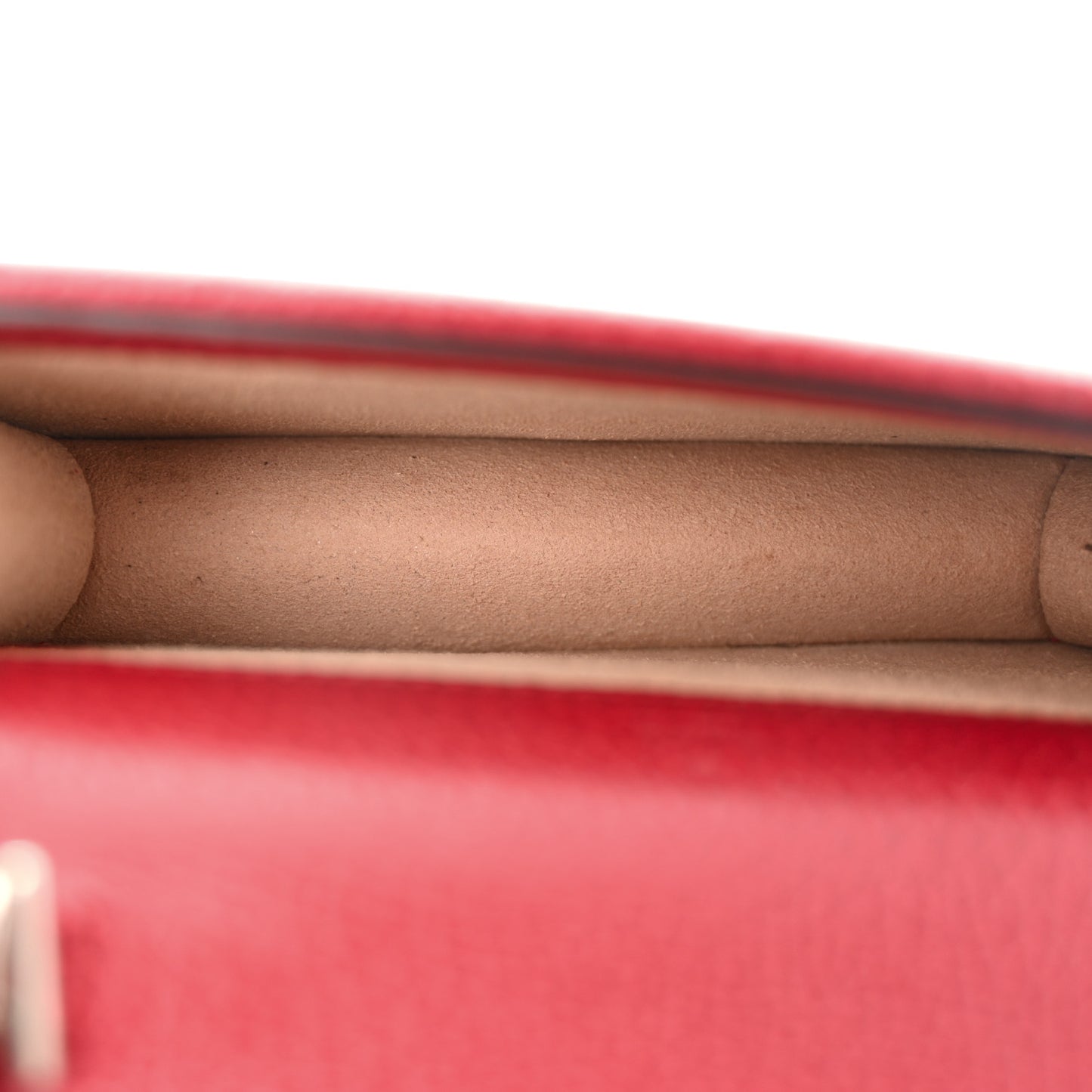 Calfskin Super Mini Dionysus Shoulder Bag Hibiscus Red