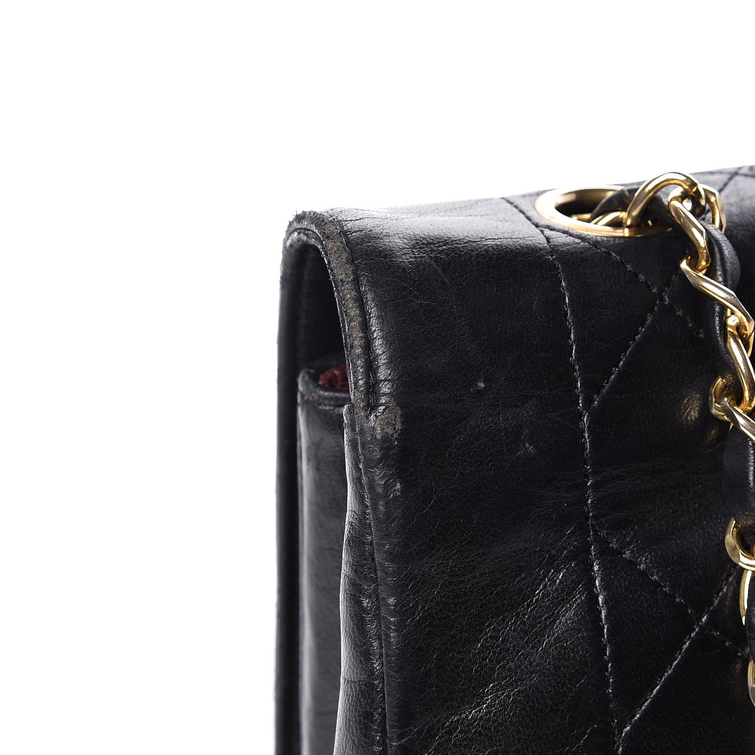 Chanel Lambskin Quilted Medium Single Flap Black 17 of 20