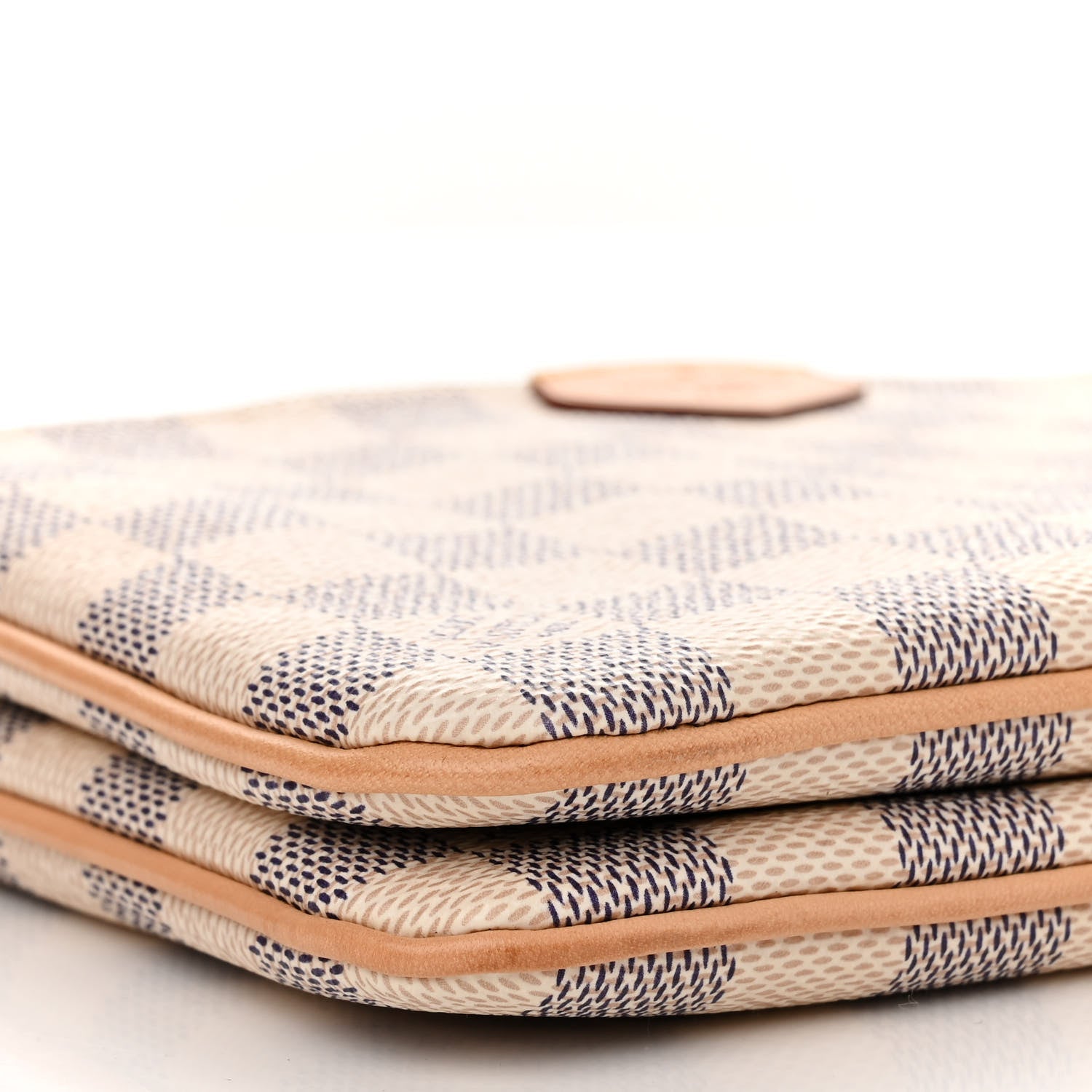 Louis Vuitton Damier Azur Double Zip Pochette 8 of 12