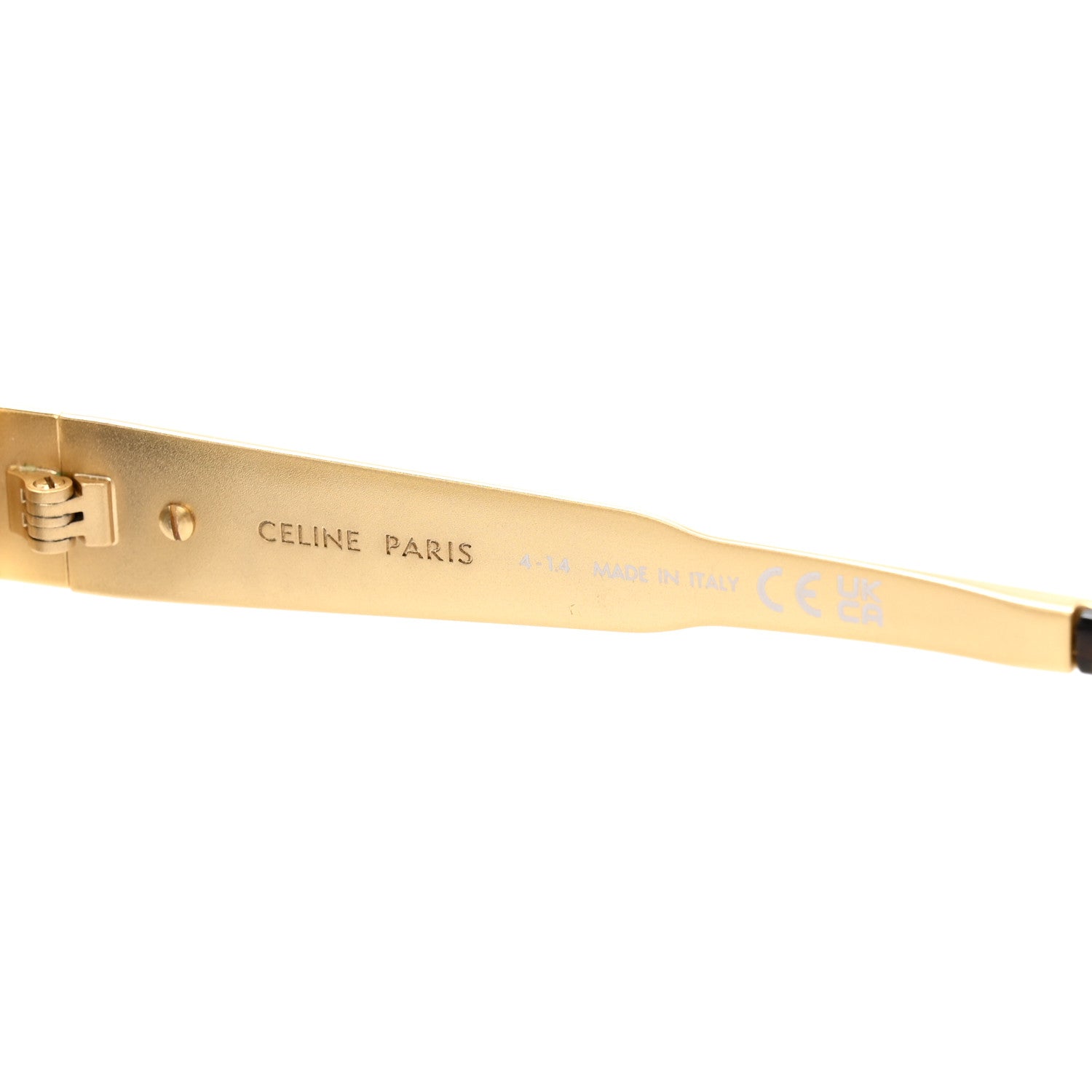 Celine Metal Triomphe 01 Sunglasses CL40235U Gold Green 5 of 8