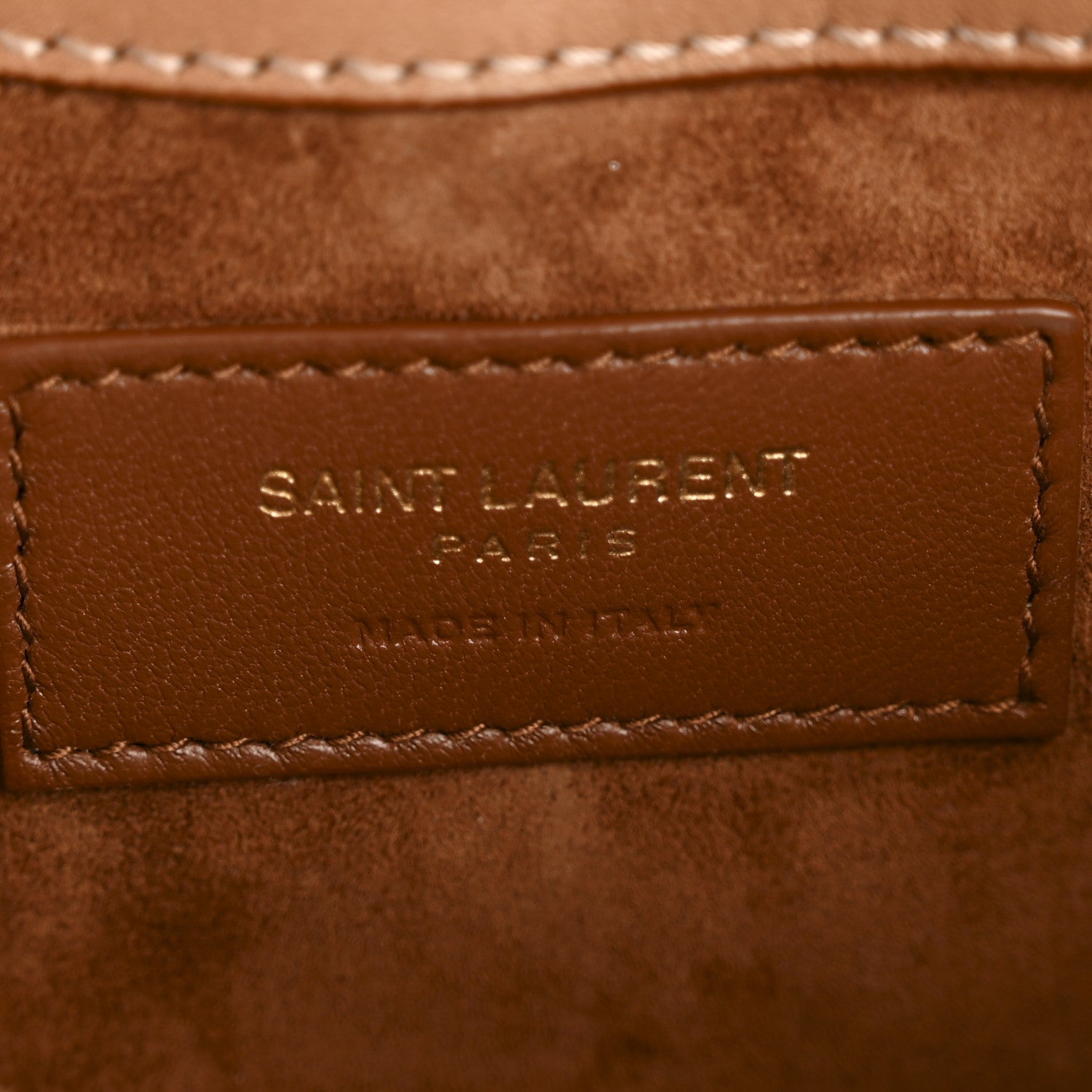 Saint Laurent Smooth Calfskin Le 5 A 7 Mini Hobo Vintage Brown 6 of 13
