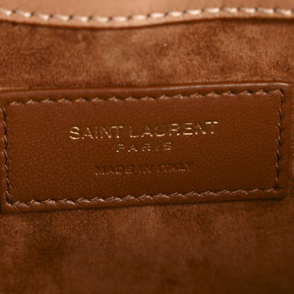 Saint Laurent Smooth Calfskin Le 5 A 7 Mini Hobo Vintage Brown 6 of 13
